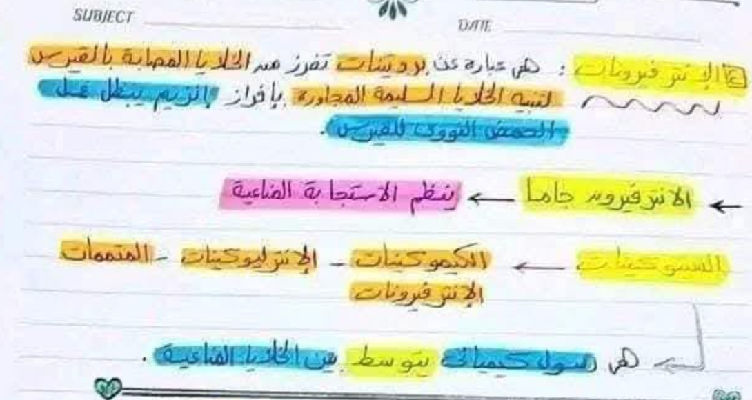ملخص احياء3
